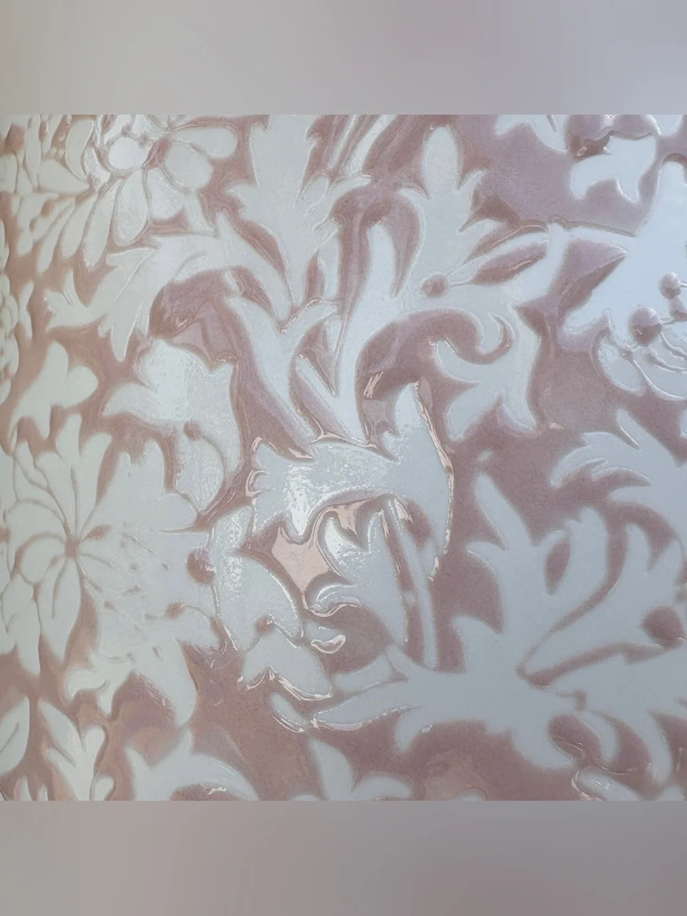 Morris & Co Pink Chrysanthemum Ceramic Bath Set Waste Bin Soap Dispenser Tumbler
